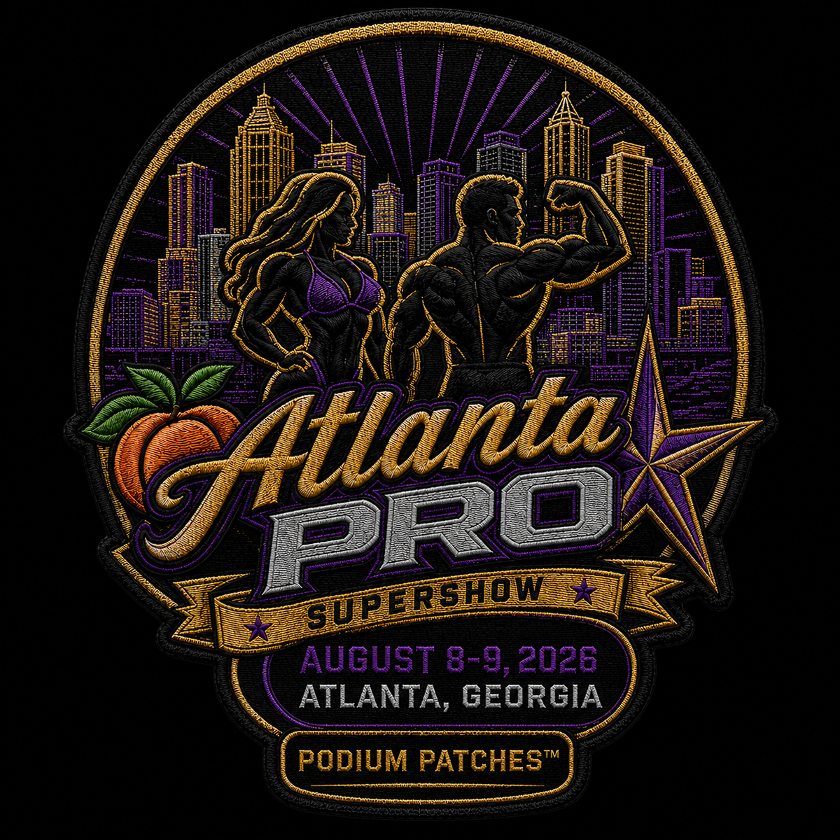 IFBB Atlanta Pro Supershow Limited Edition Commemorative Patch