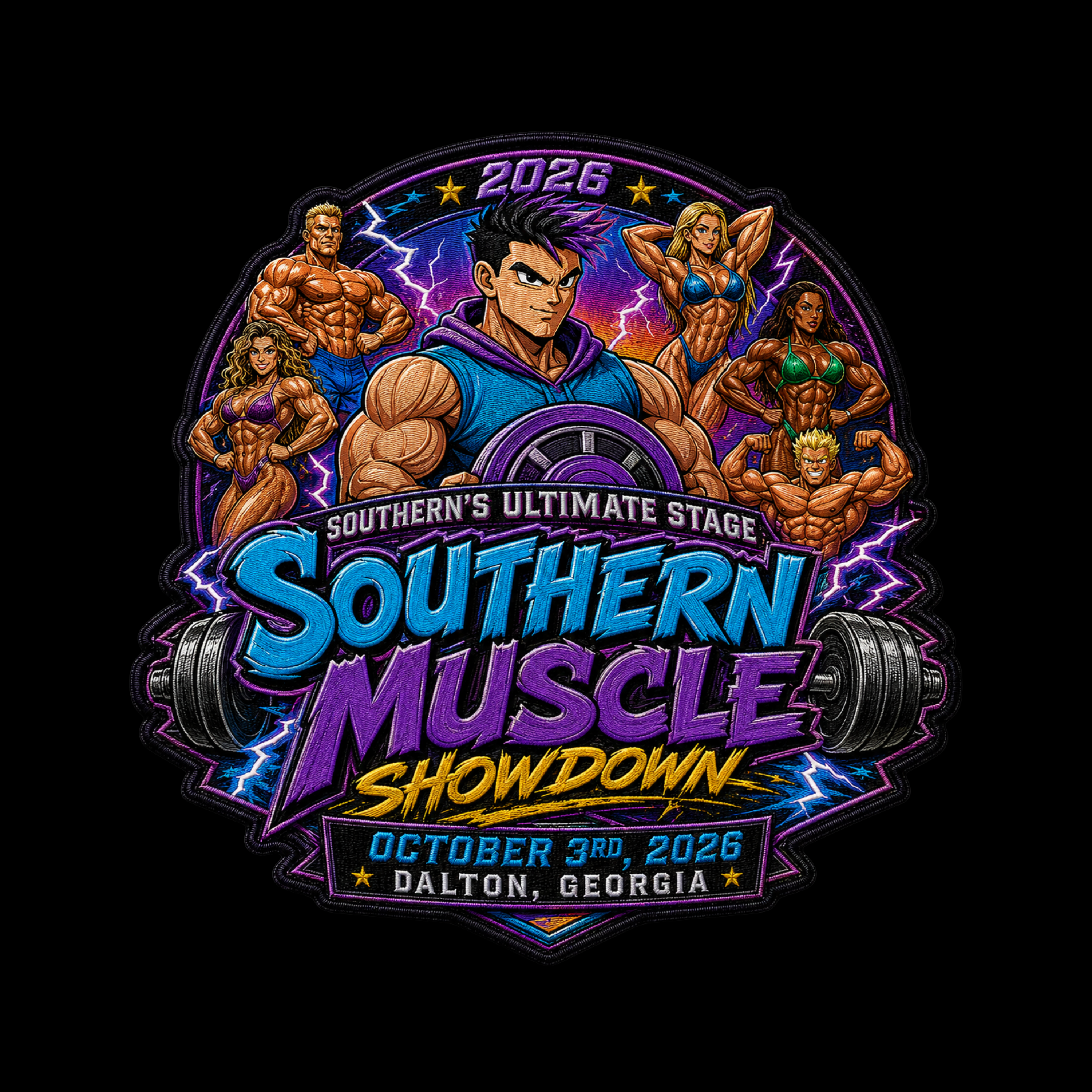 2026 Southern Muscle Showdown Limited Edition Commemorative Patch