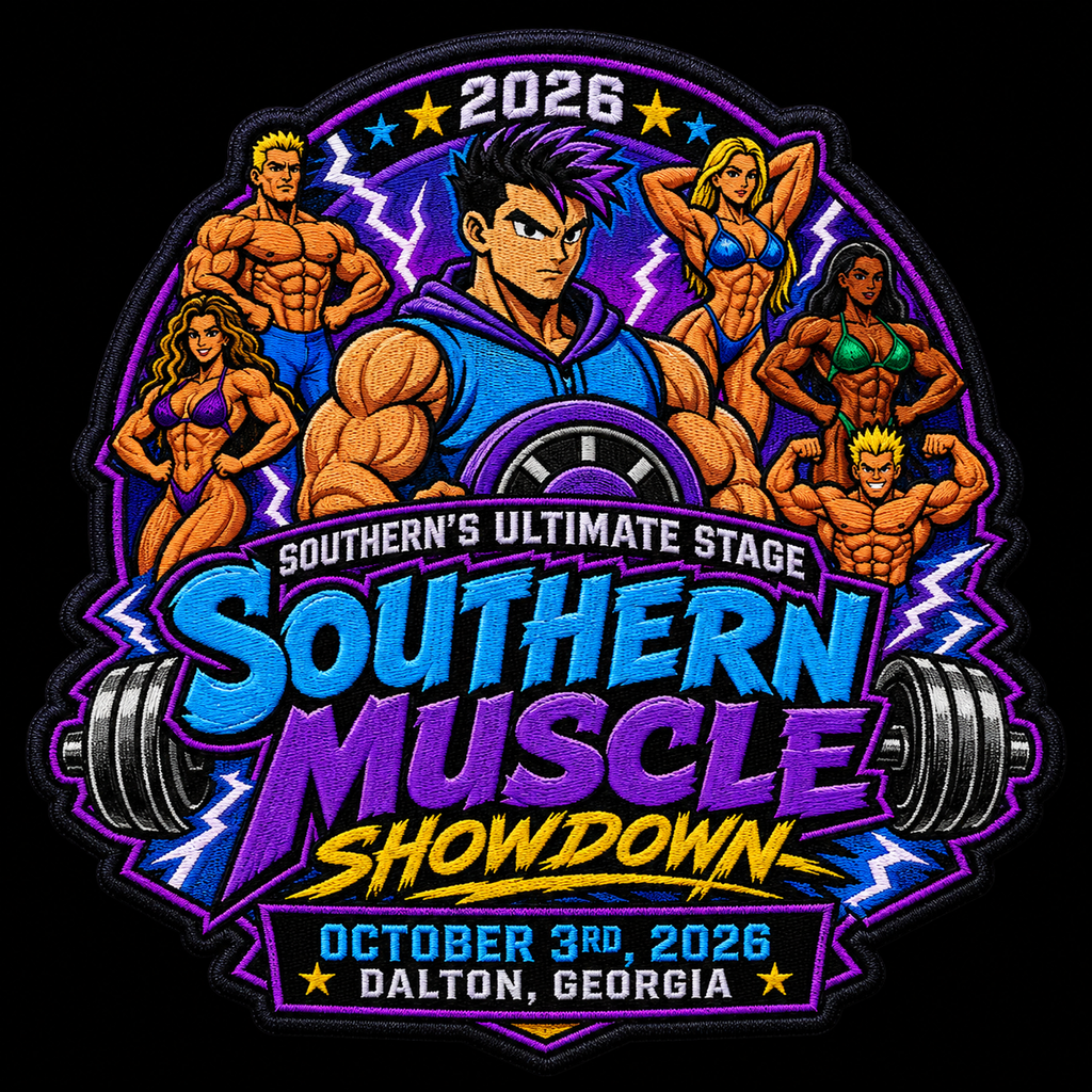 2026 Southern Muscle Showdown commemorative woven patch